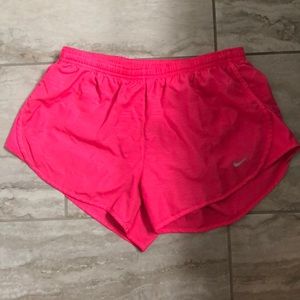 Pink nike shorts